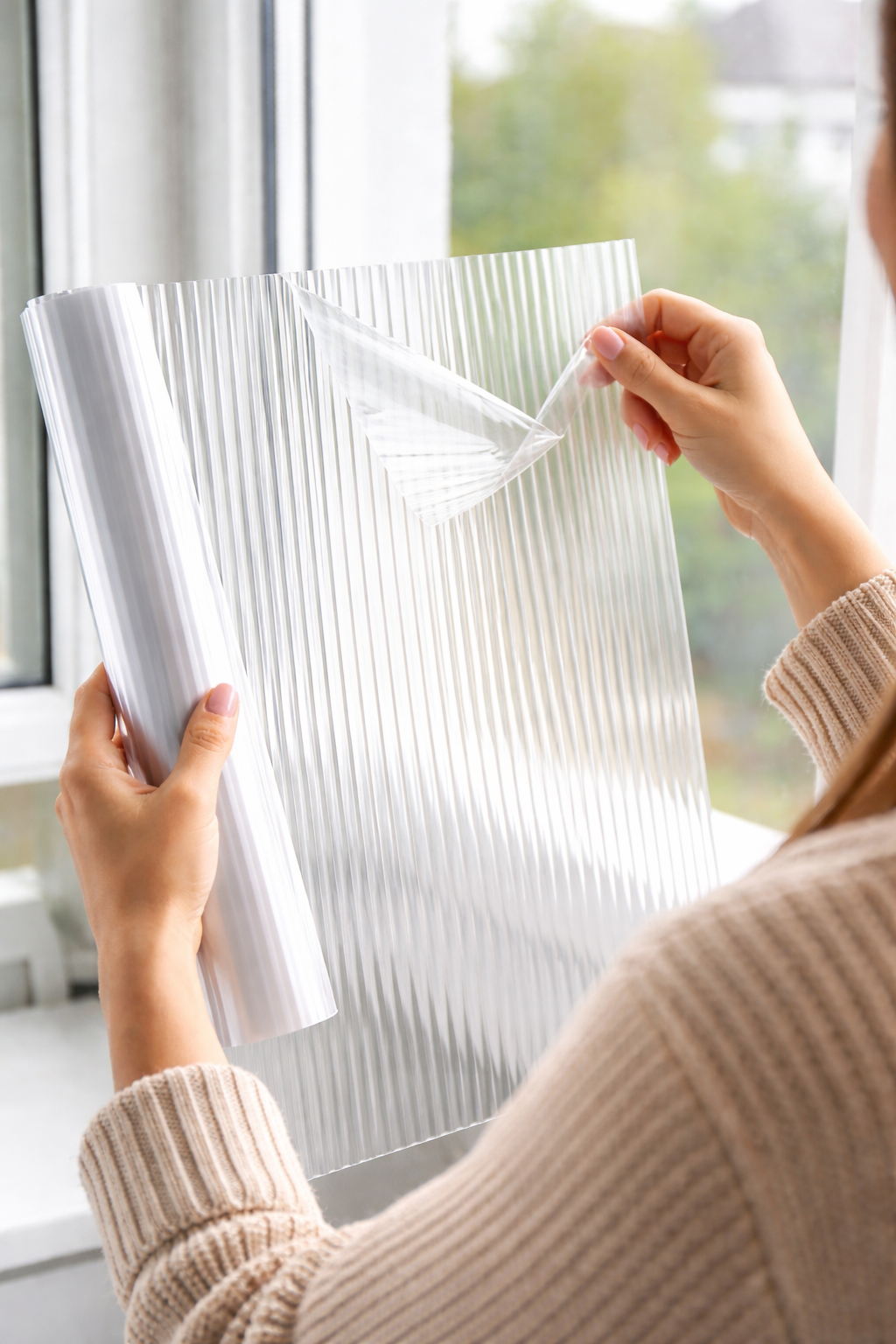 Reeded & Fluted Glass Film Australia | Decorative Privacy Window Film ...