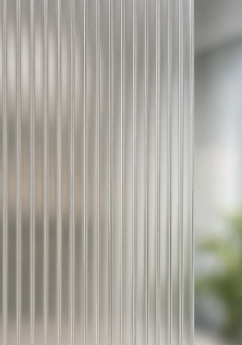 Reeded Fluted Glass Film – Decorative Privacy Window Film (Australia)